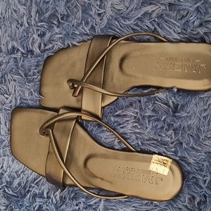Black sandals flip flops never worn